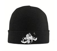 RYRFBFF Solid Color Knitted hat Black Myth WU-Kong Bonnet Hats Beanie Hats Printed Autumn Winter Vintage Men Women Outdoor Sport Warm Soft Cap Ear Protection Gift