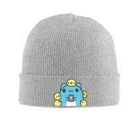 RYRFBFF Solid Color Knitted hat Bugcat Bonnet Hats Funny Friend Men Women Fashion Thermal Elastic Beanie Hats Autumn Gym Graphic Cap Ear Protection Gift