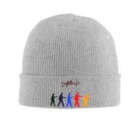 RYRFBFF Solid Color Knitted hat Genesis Band Beanie Hats Warm Soft Adult Unisex Caps Autumn Custom Street Bonnet Hats Birthday Present Warm Gifts