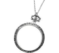 RYRYR Magnifying Glass Magnifier Necklace Pendant 3X Chain Monocle Pocket 1pcs