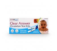 Rysons Ovulation Test Kit Pack of 5 - High Accuracy Urine Fertility Test Strips in Standard Size for Home Conception Tracking, Natural Family Planning & Cycle Monitoring