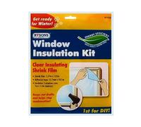 RYSONS Window Insulation Kit Fit Double Glazing Shrink Film Draught Excluder Condensation
