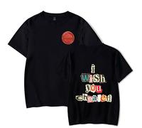 RYSXJLX Alexander Stewart I Wish You Cheated T-Shirt Women Men Summer Crewneck Short Sleeve Tee (S,Black)