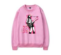 RYSXJLX Beabadoobee The Space in Between Tour Print Sweatshirt 2025 Women Men Casual Fashion Long Sleeve (XL,pink)