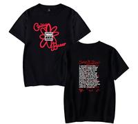 RYSXJLX Caity Baser 10 Affirmations T-Shirt Still Learning Merch Women Men Fashion Casual Short Sleeve Tee (S,Black)