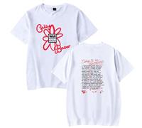 RYSXJLX Caity Baser 10 Affirmations T-Shirt Still Learning Merch Women Men Fashion Casual Short Sleeve Tee (S,White)