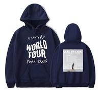 RYSXJLX Cian Ducrot Hoodie Unisex Casual Fashion Classic Print Sweatshirt Singer Victory Tour Merch (M,navy)