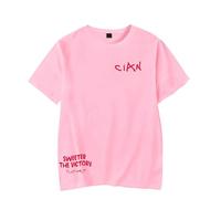 RYSXJLX Cian Ducrot T-Shirt Sweeter The Victory Merch Casual Fashion Crewneck Short Sleeve (XXS,Pink)
