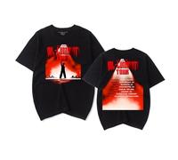 RYSXJLX Diljit Dosanjh T-Shirt Dil-Luminati Tour UK 2024 Women Men Fashion Casual Short Sleeve Tee (M,Black)