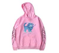 RYSXJLX Flim Flam Smitten Kitten Hoodie Flamingo Merch Women Men Singer Casual Long Sleeve Sweatshirt Streetwear (L,pink)