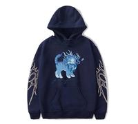 RYSXJLX Flim Flam Smitten Kitten Hoodie Flamingo Merch Women Men Singer Casual Long Sleeve Sweatshirt Streetwear (L,navy)