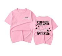 RYSXJLX Forrest Frank IT’S A Good Day T-Shirt Women Men Fashion Casual Short Sleeve Tee (M,Pink)