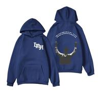 RYSXJLX Forrest Frank Lift My Hands Hoodie Unisex Retro Fashion Classic Fashion Long Sleeve Sweatshirt (M,navy)