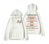 RYSXJLX Forrest Frank Merch Child Of God Album Hoodie Unisex Retro Fashion Classic Long Sleeve Sweatshirt (S,white)