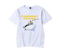 RYSXJLX Forrest Frank Merch Child of God Tour T-Shirt Women Men Fashion Casual Short Sleeve Tee (XL,White)