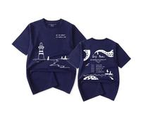 RYSXJLX Gigi Perez T-Shirt at The Beach in Every Life Tour 2025 New Women Men Vintage Fashion Short Sleeve Tee (M,Navy)