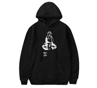 RYSXJLX Girl in red Merch If You Could Make It Go Quiet Print Hoodie Unisex Casual Fashion Retro Classic Sweatshirt Streetwear (L,black)