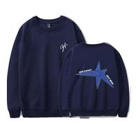 RYSXJLX Gracie Abrams Good Riddance Crewneck The Secret of Us Tour Merch Unisex Retro Classic Long Sleeve Sweatshirt (XL,navy)