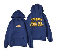 RYSXJLX Gracie Abrams Merch Risk Hoodie Women Men Retro Fashion Classic Long Sleeve Sweatshirt (4XL,navy)