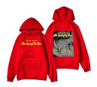 RYSXJLX Gracie Abrams The Secret of Us Tour 2024 Hoodie Unisex Retro Fashion Classic Long Sleeve Sweatshirt (M,red)