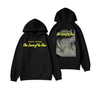 RYSXJLX Gracie Abrams The Secret of Us Tour 2024 Hoodie Unisex Retro Fashion Classic Long Sleeve Sweatshirt (XL,black)