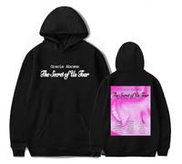 RYSXJLX Gracie Abrams The Secret of Us UK Tour 2025 Hoodie Unisex Retro Fashion Classic Long Sleeve Sweatshirt (S,black)