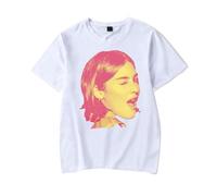 RYSXJLX Gracie Abrams Winking T-Shirt The Secret of Us Tour Merch Women Men Fashion Casual Short Sleeve Tee (S,White)