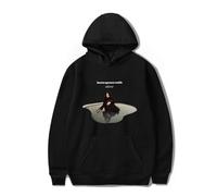 RYSXJLX Lauren Spencer Smith Mirror Hoodie Unisex Casual Fashion Retro Classic Print Sweatshirt Streetwear (4XL,black)
