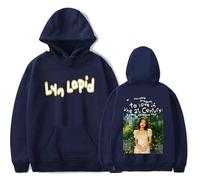 RYSXJLX Lyn Lapid to love in the 21st century Tour Hoodie Unisex 2024 Tour Retro Classic Long Sleeve Sweatshirt (M,navy)