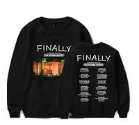 RYSXJLX Rex Orange County FINALLY: A Theatre Tour 2024 Crewneck Top Women Men Retro Classic Long Sleeve Sweatshirt (XS,black)