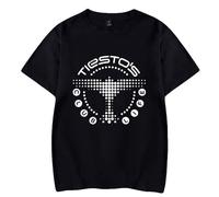 RYSXJLX Tiesto Merch CLUBLIFE Logo T-Shirt 2024 Women Men Casual Short Sleeve Tee (L,Black)