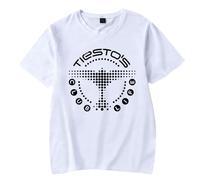RYSXJLX Tiesto Merch CLUBLIFE Logo T-Shirt 2024 Women Men Casual Short Sleeve Tee (S,White)