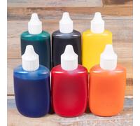 Rytech 6 x 25ml Assorted Colours Marbling Ink Set in Dropper Bottles, Marbled Patterns, School Supplies, Art and Crafts Projects, Children's Craft Projects, Ideal for Kids (Standard)