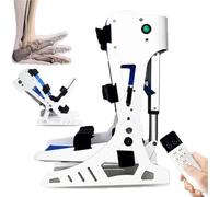 RYTJFDSAZ Ankle Orthotic Equipment Adjustable Plantarflexion(45°) +Dorsiflexion(50°) Training Angle, Ankle Trainer W/Remote Control, Static +Dynamic Stretching Correction