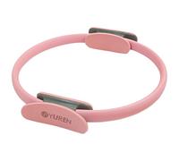 RYTMAT Pilates Ring 14.7 Inch Magic Fitness Circle Durable TPE Padded Handles Exercise Equipment for Toning Strengthening Thigh Abs, Legs and Arms (Pink)