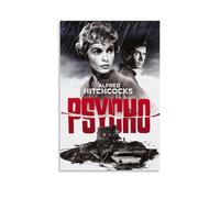 RYTRHNCV Psycho Horror Movie Posters Aesthetic Canvas Wall Art Print Home Decor for Bedroom Living Room12x18inch(30x45cm) Unframe-style
