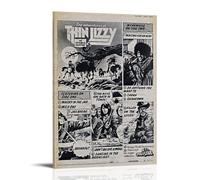 RYTRHNCV Thin Poster Lizzy Posters Aesthetic Canvas Wall Art Print Home Decor for Bedroom Living Room12x18inch(30x45cm) Frame-style