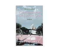 RYTRHNCV Vintage Singer Lana Del Rey Posters Aesthetic Canvas Wall Art Print Home Decor for Bedroom Living Room12x18inch(30x45cm) Unframe-style