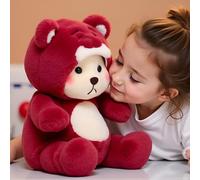 Ryttir 15.7 Inch Chubby Big Bear Stuffed Animal, Adventure Stuffed Teddy Bear Plush Toy, Brave Boy's and Girl's Room Decor, Funny Bears Gift for Kids and Women
