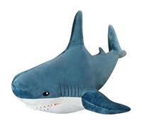 Ryttir 39.4 Inch Chubby Giant Shark Stuffed Animal, Adventure Stuffed Sharks Plush Toy, Brave Boy's and Girl's Room Decor, Funny Christmas Whale Gift for Kids and Women