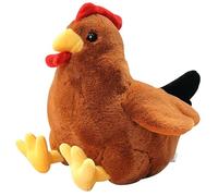 Ryttir 40cm Chubby Large Chicken Stuffed Animal, Adventure Stuffed Chickens Plush Toy, Brave Boy's and Girl's Room Decor,Cuddle Companion for Age 0+(Birthday Gender Neutral Gift)