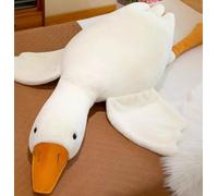 Ryttir Giant Goose Plush - 51" Extra Soft Duck Stuffed Animal Hugging Pillow with Rotund Belly,Safety Nursery Decor & Sensory Comfort Toy,Cuddle Christmas Companion for Kids