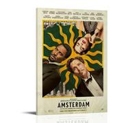 RYTWQRWE Amsterdam Posters Aesthetic Wall Art Decor Vintage Canvas Decorative Painting Poster for Living Room Bed Room 16x24inch(40x60cm) Frame-style