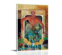 RYTWQRWE Beau Ls Afraid Posters Aesthetic Wall Art Decor Vintage Canvas Decorative Painting Poster for Living Room Bed Room 24x36inch(60x90cm) Frame-style