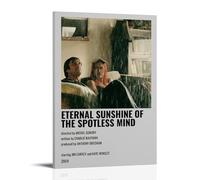 RYTWQRWE Eternal Sunshine of The Spotless Mind Posters Aesthetic Wall Art Decor Vintage Canvas Decorative Painting Poster for Living Room Bed Room 08x12inch(20x30cm) Frame-style