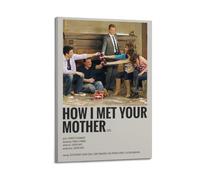 RYTWQRWE How I Met Your Mother Posters Aesthetic Wall Art Decor Vintage Canvas Decorative Painting Poster for Living Room Bed Room 20x30inch(50x75cm) Frame-style
