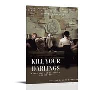 RYTWQRWE Kill Your Darlings Posters Aesthetic Wall Art Decor Vintage Canvas Decorative Painting Poster for Living Room Bed Room 24x36inch(60x90cm) Frame-style