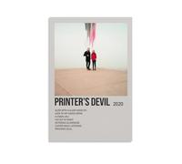 RYTWQRWE Printer's Devil Posters Aesthetic Wall Art Decor Vintage Canvas Decorative Painting Poster for Living Room Bed Room 24x36inch(60x90cm) Unframe-style
