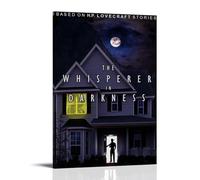RYTWQRWE The Whisperer in Darkness Posters Aesthetic Wall Art Decor Vintage Canvas Decorative Painting Poster for Living Room Bed Room 12x18inch(30x45cm) Frame-style