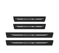 RYUJI 4Pcs Car door sill Carbon fiber sticker, for Ford Mondeo mk3 mk4 mk5 Threshold Pedal Anti Scratch Sticker Trim Protection Styling Accessories